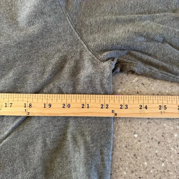 J.Crew Gray Men 1/4 Zip 100% Cotton SOFT Sweater Size XL - Picture 3 of 7